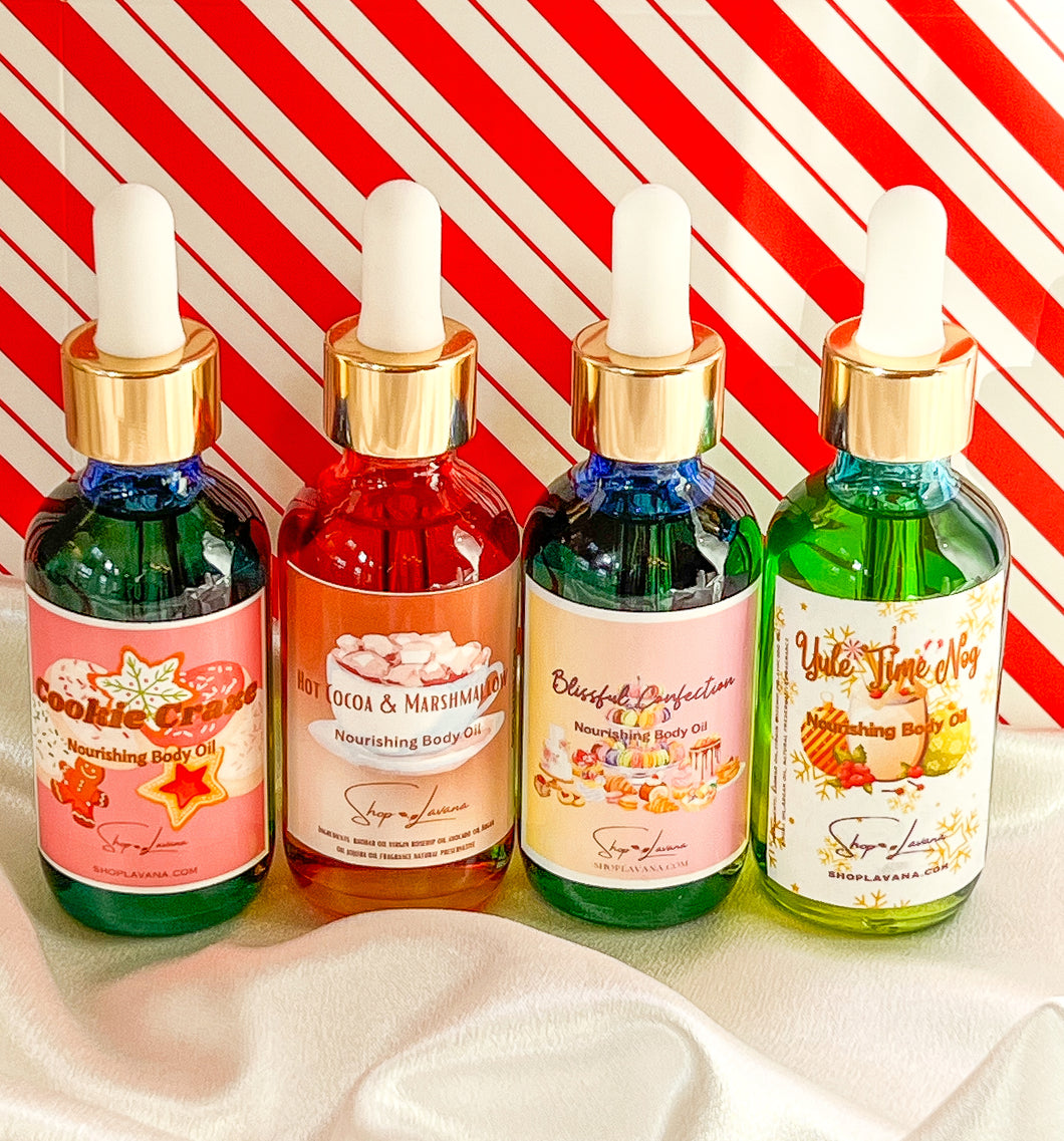 All New! Holiday Collection Body Oils