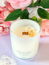 Load image into Gallery viewer, Citrus Blossom Gemstone Candle

